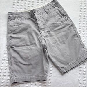 Men's Gray Khaki Shorts • Size 30